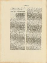 [PLATO] EXCEPTIONALLY RARE FIRST PRINTING OF THE TIMAEUS. PLATO. FICINO, MARCELLO, Translator. T...