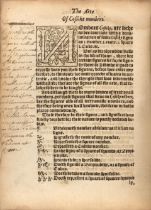 [MATHEMATICS] FIRST BOOK IN ENGLISH ON ALGEBRA. RECORDE, ROBERT. c.1510-1558. Whetstone of Witte...
