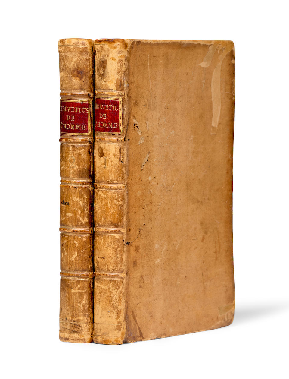 [ADAM SMITH] ADAM SMITH'S COPY OF HELVETIUS'S MOST IMPORTANT WORK. HELVETIUS, CLAUDE ADRIEN. 171...