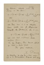 PLANCK SOLVES A COMPLEX PROBLEM FOR HIS FORMER STUDENT. PLANCK, MAX. 1858-1947. Autograph Letter...