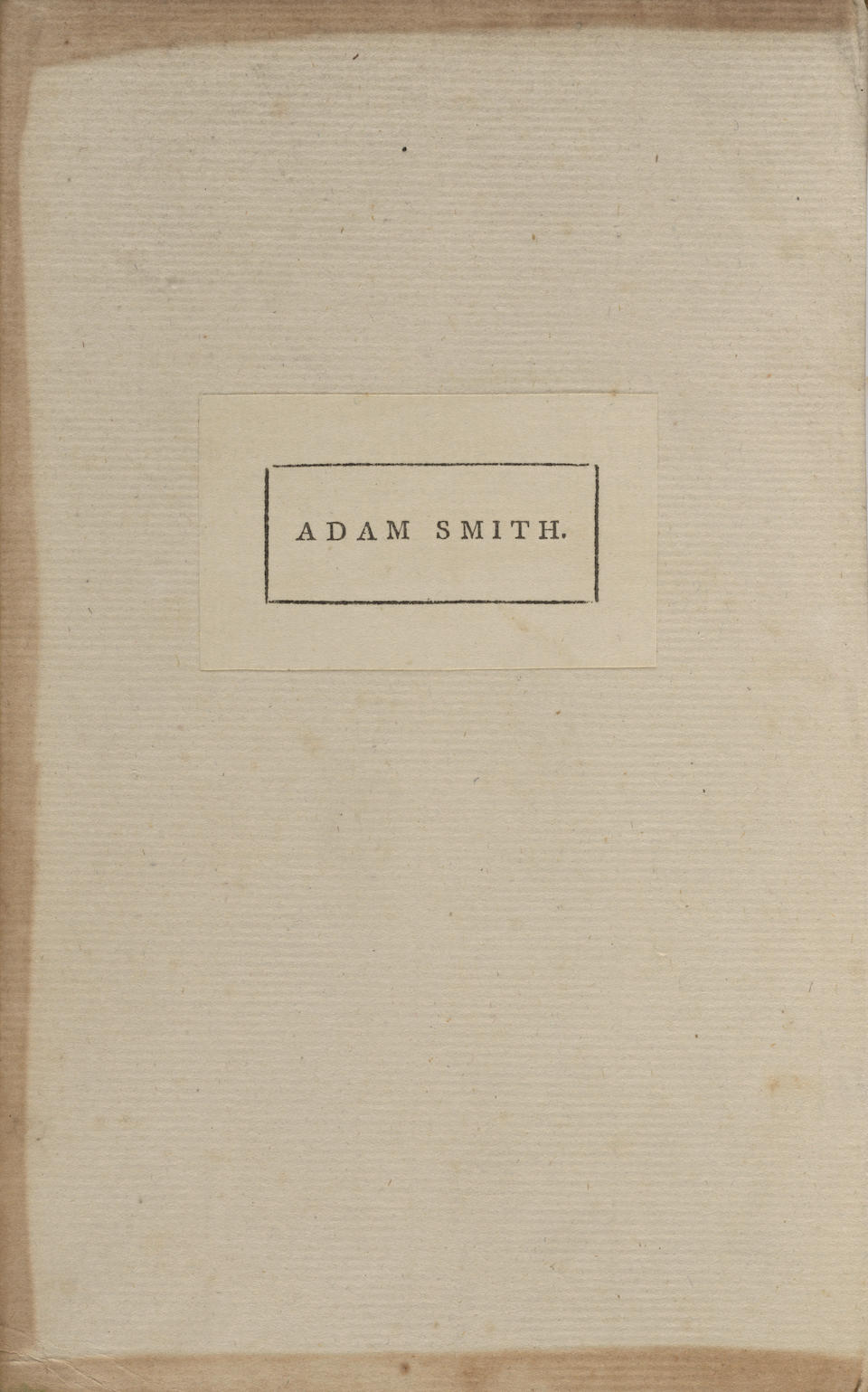 [ADAM SMITH] ADAM SMITH'S COPY OF HELVETIUS'S MOST IMPORTANT WORK. HELVETIUS, CLAUDE ADRIEN. 171... - Image 3 of 3