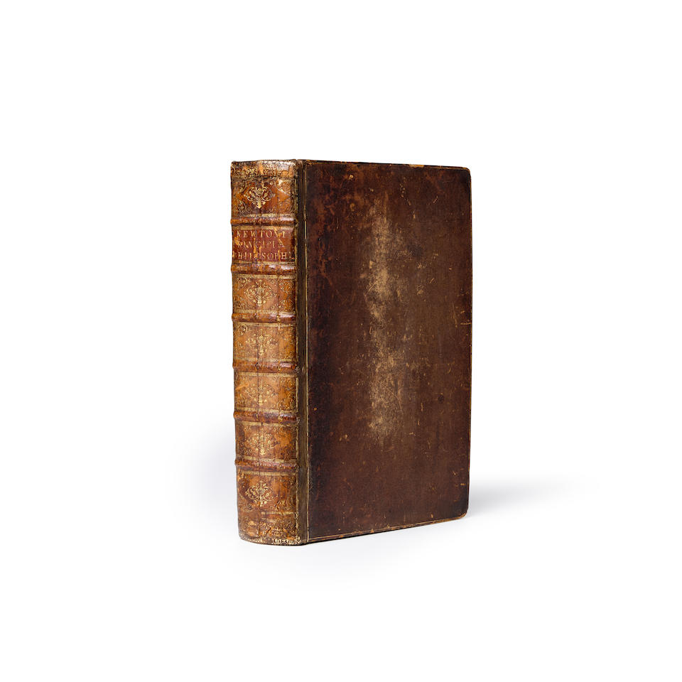 [NEWTON] RARE PRESENTATION COPY OF NEWTON'S PRINCIPIA. NEWTON, ISAAC. 1642-1727. Philosophiae na... - Image 2 of 3