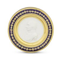 A fine Flight, Barr and Barr portrait medallion of Nelson by Thomas Baxter, circa 1815