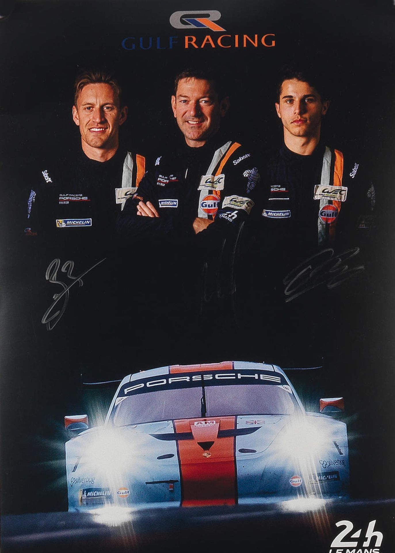 Nine Le Mans 24 Hours racing team signed posters, ((9)) - Bild 3 aus 6