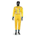 A set of Richard Attwood's Historic Grand Prix Cars Association race overalls by Sparco,
