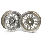 A Pair of Ruote Borrani Milano wheels 15' x 15.5', ((2))