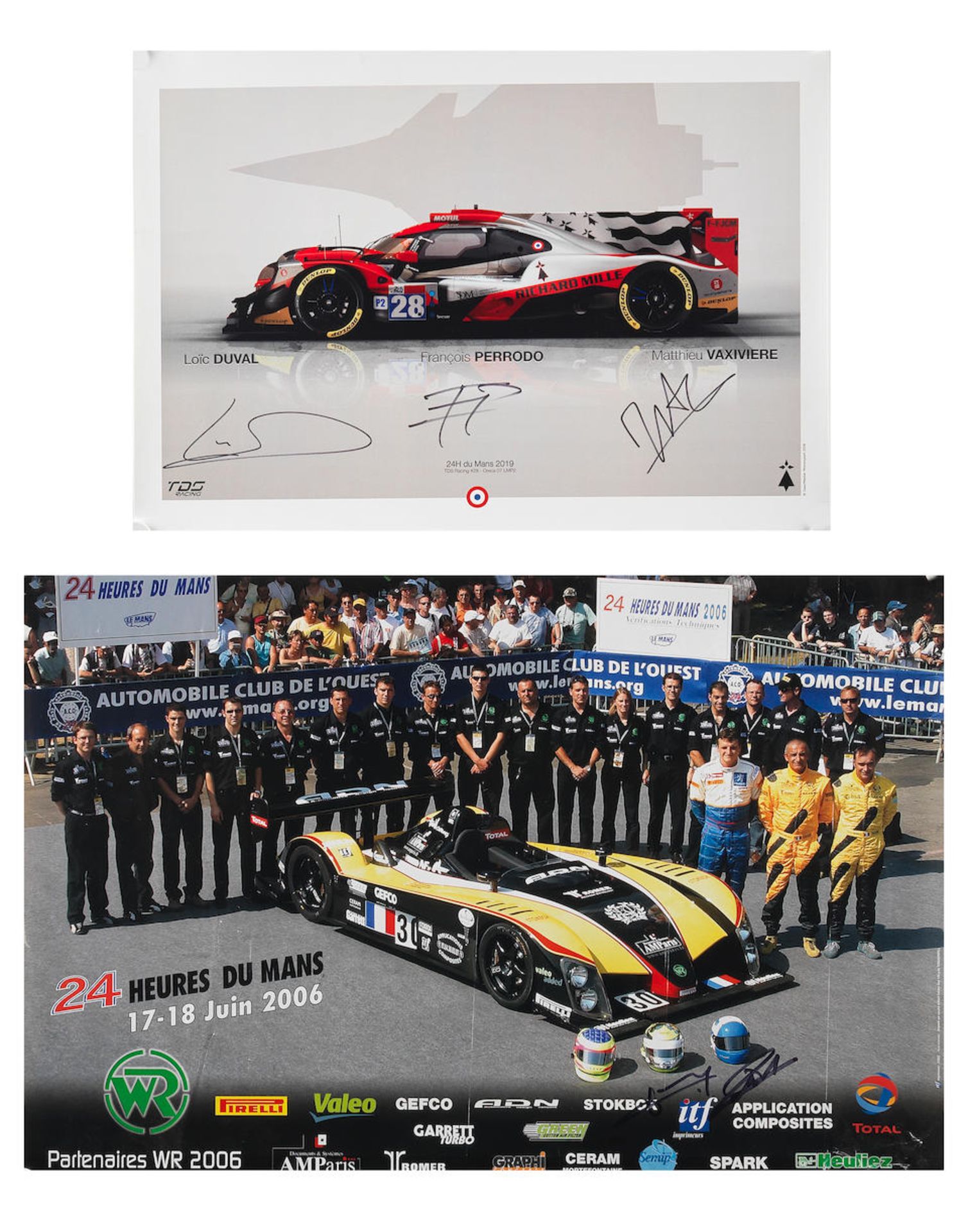 Nine Le Mans 24 Hours racing team signed posters, ((9)) - Bild 4 aus 6