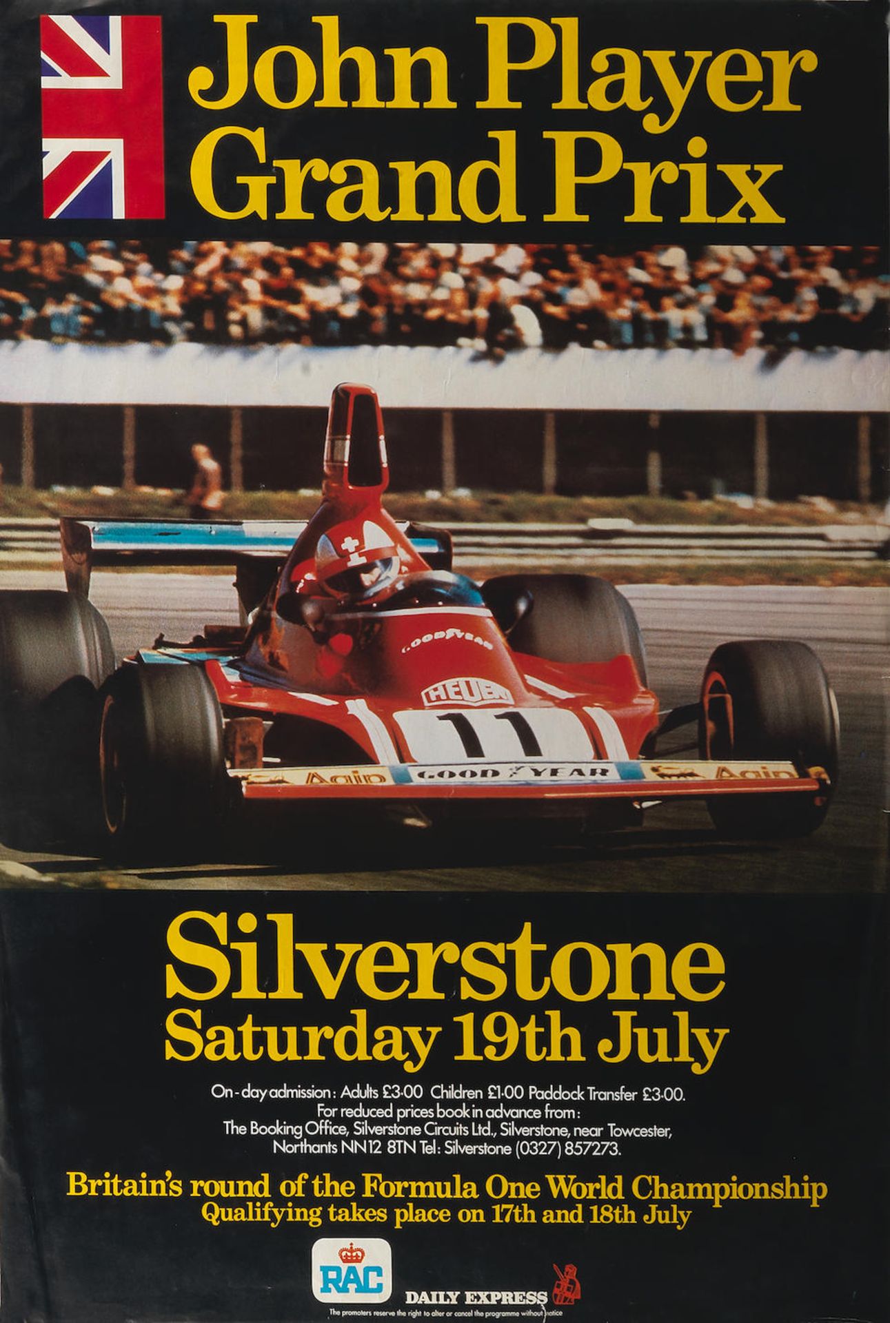 Seven 1960s and later Silverstone race posters, ((7)) - Bild 4 aus 5
