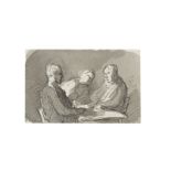 HONOR&#201; DAUMIER (1808-1879) &#201;tude pour 'Joueurs de Domino' (Les trois joueurs) ()