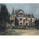 MAURICE UTRILLO (1883-1955) Villa dans un parc (Painted circa 1920)