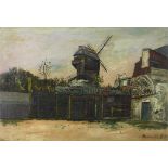 MAURICE UTRILLO (1883-1955) Moulin de la Galette, Montmartre (Painted circa 1917)