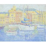 YVONNE CANU (1921-2008) Saint-Tropez, le port ()