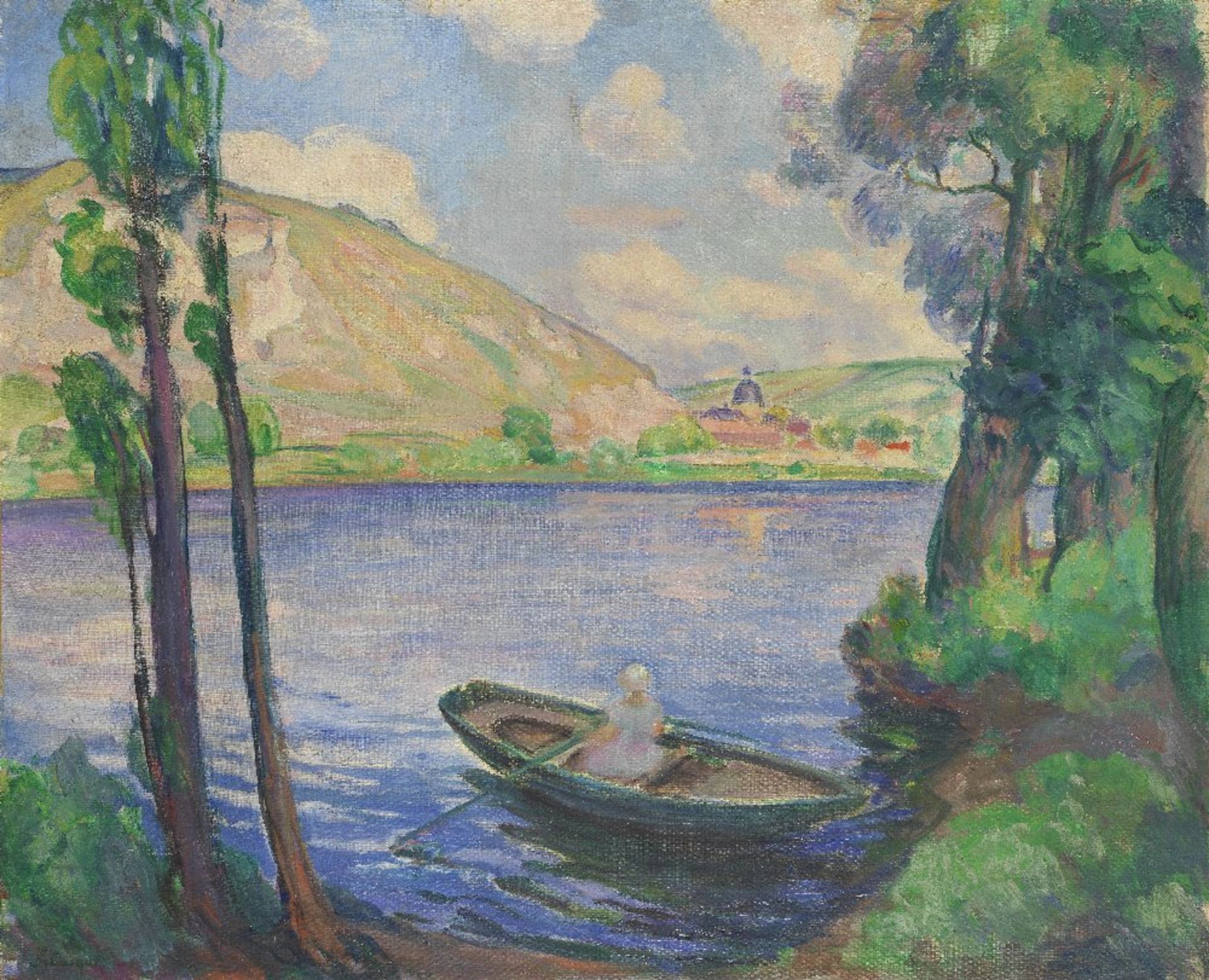 HENRI LEBASQUE (1865-1937) Les Andelys (Painted circa 1921)