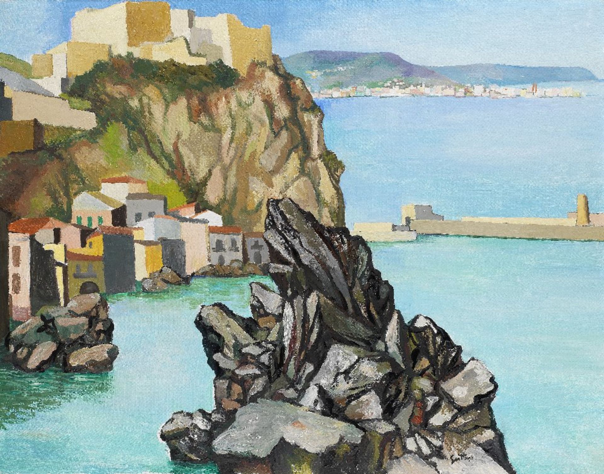 RENATO GUTTUSO (1912-1987) Scilla (Painted in 1974)