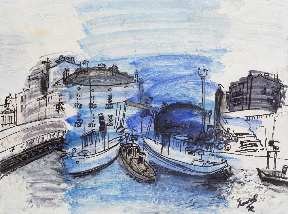 CARLOS NADAL (1917-1998) Seine (Executed in 1982)