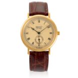 BREGUET. AN 18K GOLD MANUAL WIND WRISTWATCH Classique, Ref: 3910, c. 1990s