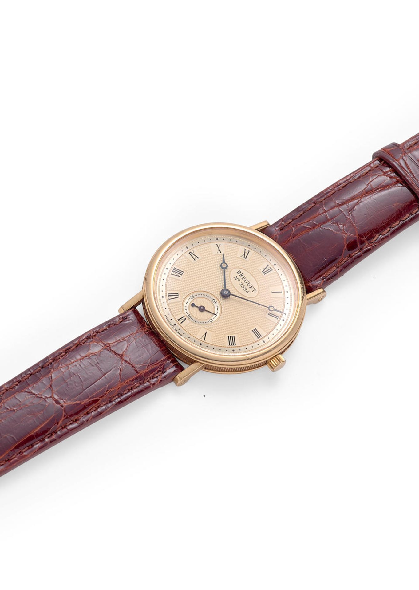 BREGUET. AN 18K GOLD MANUAL WIND WRISTWATCH Classique, Ref: 3910, c. 1990s - Bild 2 aus 4