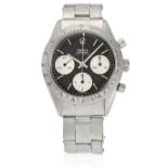 ROLEX. A STAINLESS STEEL MANUAL WIND CHRONOGRAPH BRACELET WATCH Cosmograph , Ref: 6239, c. 1967