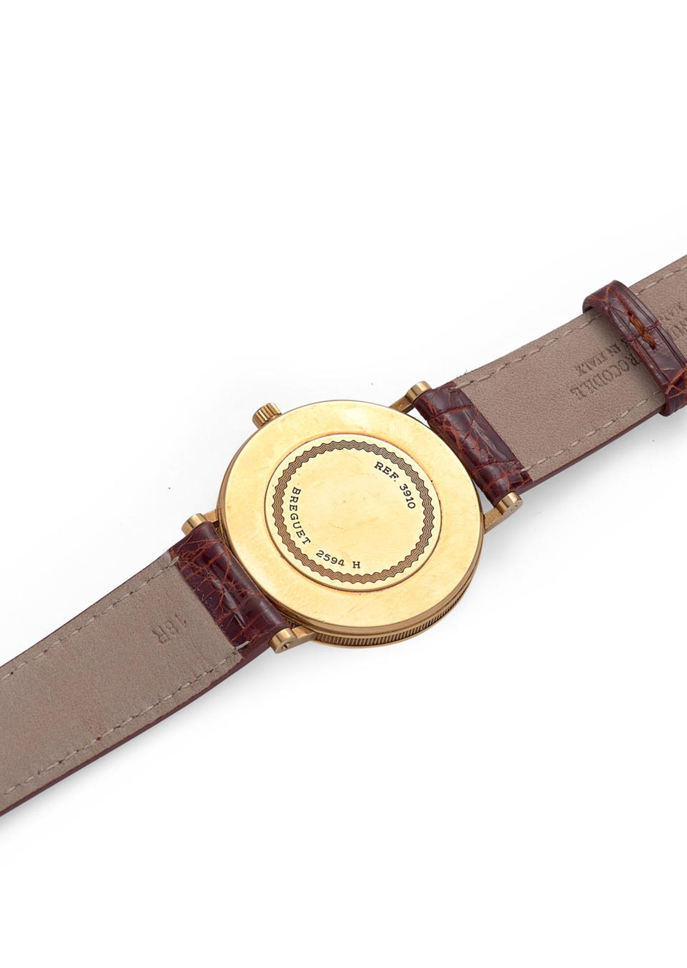 BREGUET. AN 18K GOLD MANUAL WIND WRISTWATCH Classique, Ref: 3910, c. 1990s - Image 3 of 4