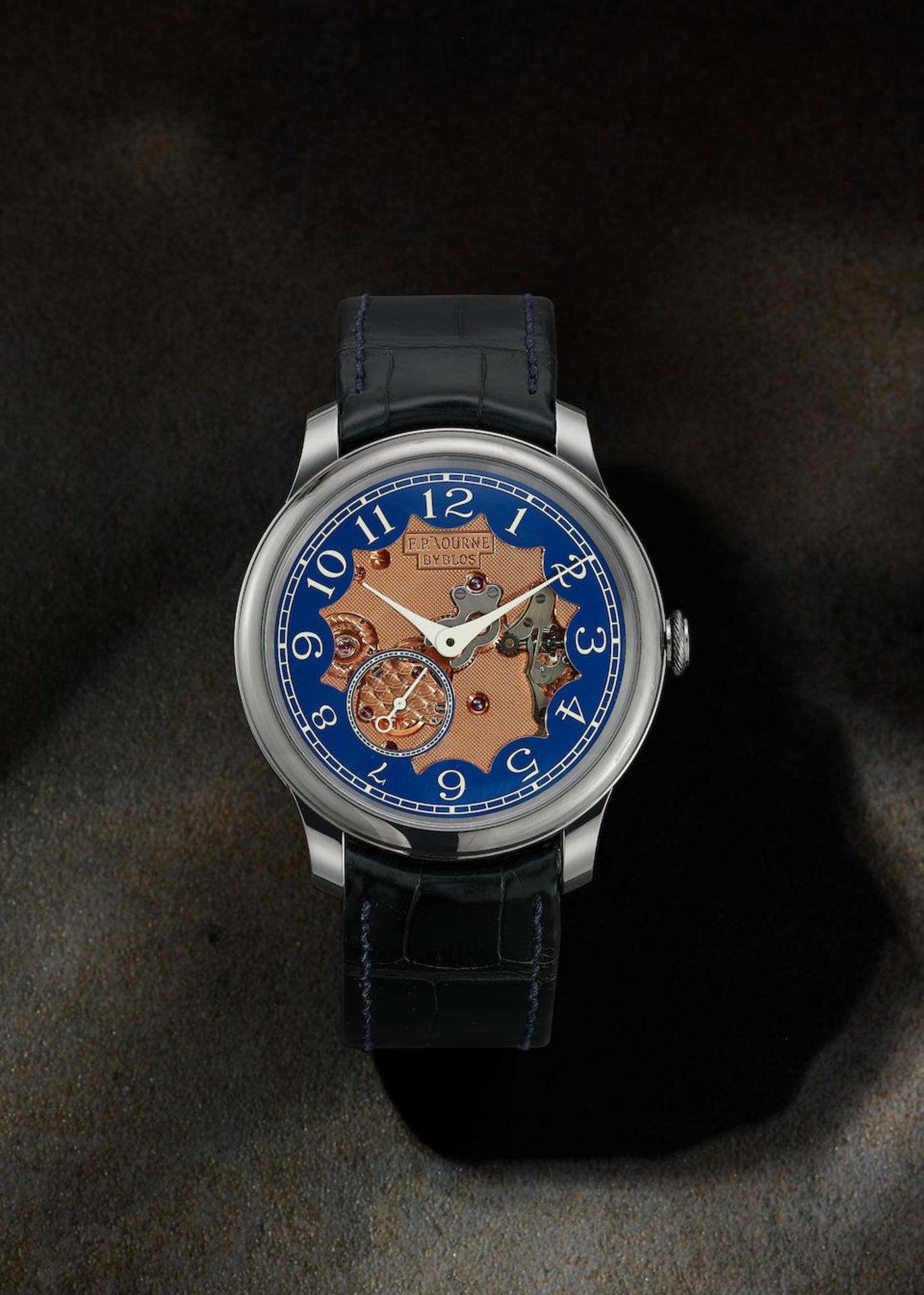 F.P. JOURNE. AN EXTREMELY RARE AND LIMITED EDITION TANTALUM MANUAL WIND WRISTWATCH Chronomè...