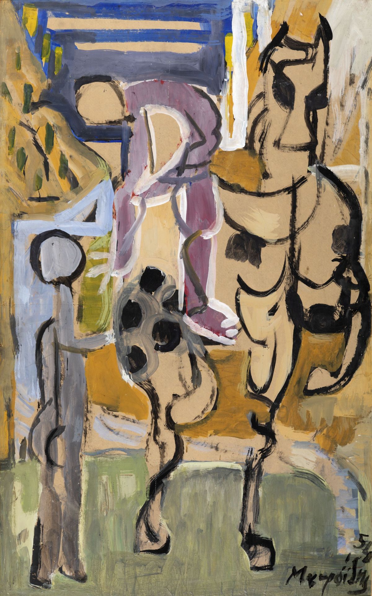 GEORGIOS MAVROIDIS (1912-2003) Le cheval