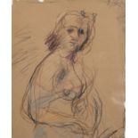 GEORGIOS BOUZIANIS (1885-1959) Portrait de femme