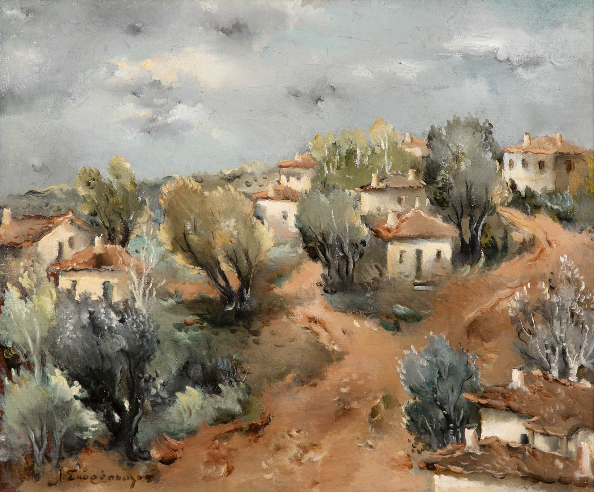 YIANNIS SPYROPOULOS (1912-1990) Paysage