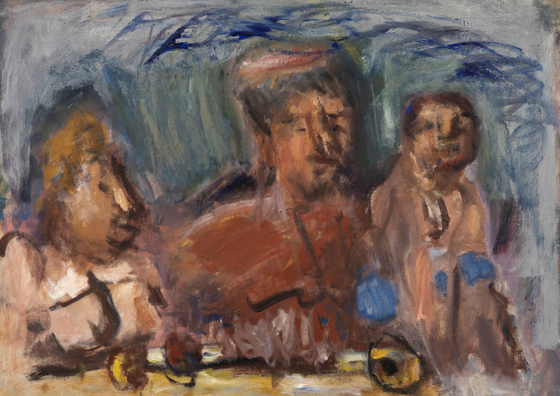 GEORGIOS BOUZIANIS (1885-1959) Trois personnes