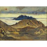 ORESTIS KANELLIS (1910-1979) Le coucher de soleil jaune