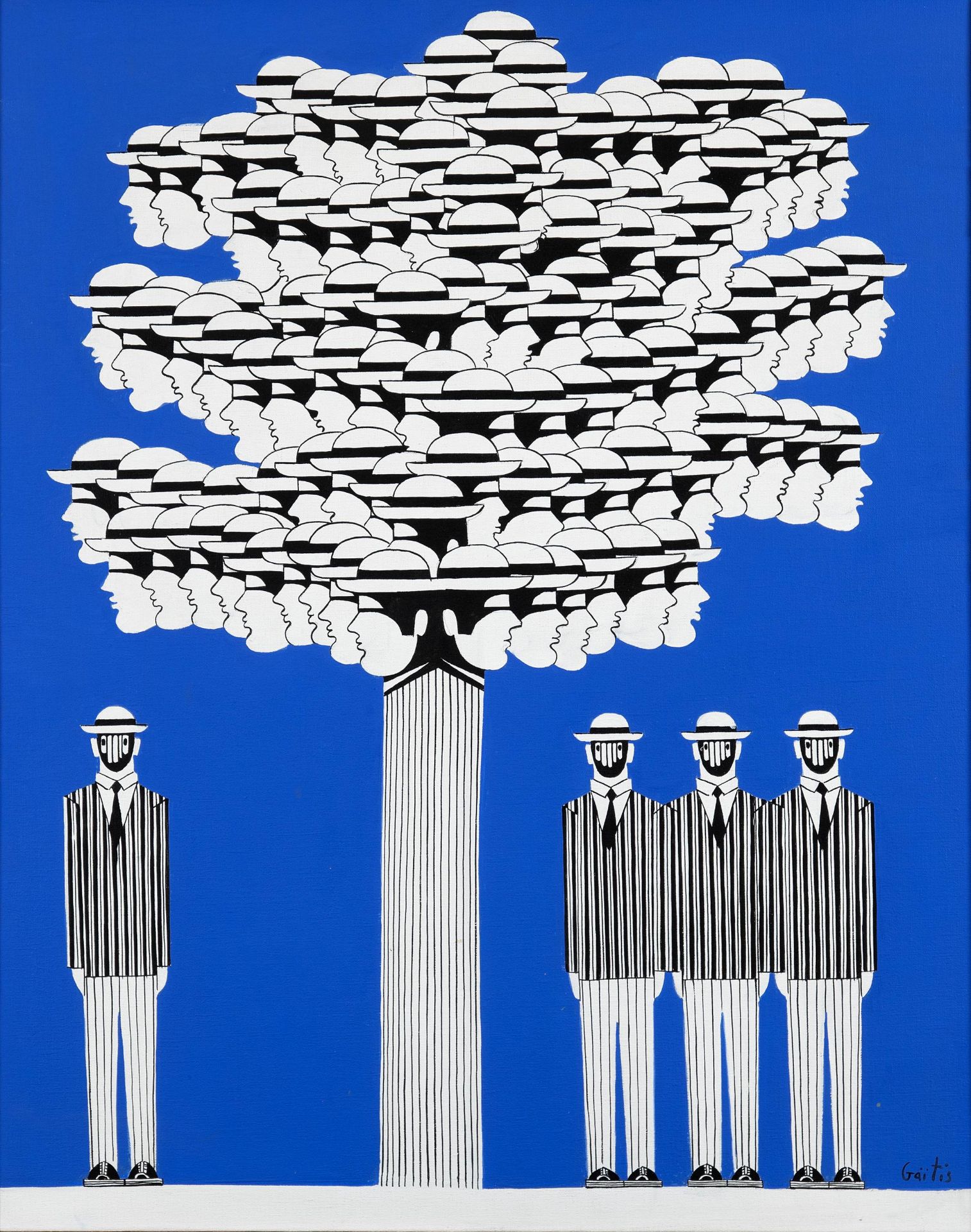 YANNIS GAITIS (1923-1984) L'Arbre et nous