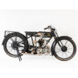 Property of a deceased's estate, 1924 AJS 350cc Model E4 Frame no. 34696 Engine no. 34696 (brass...