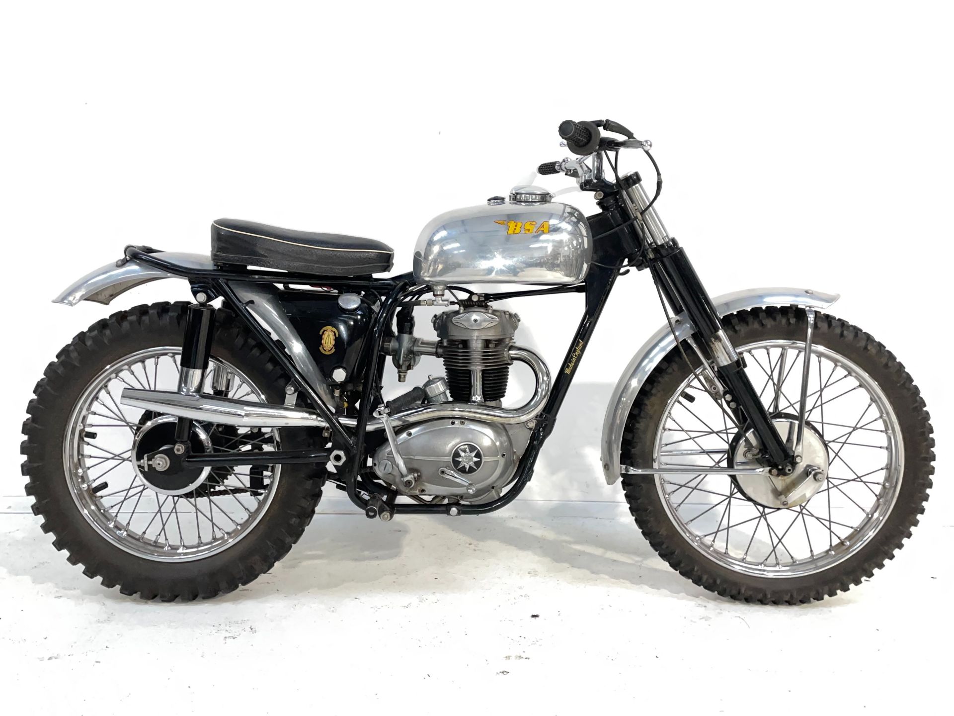 As used in the Belstaff photoshoot and advertising campaign featuring David Beckham, 1963 BSA 25...