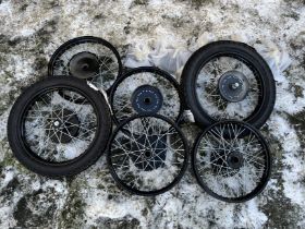Six new reproduction wheels ((Qty))