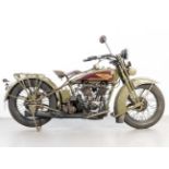 1928 Harley Davidson 1207cc model JD Frame no. 28JD7791 Engine no. 28JD7791