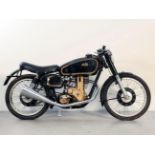 Property of a deceased's estate, c.1949 AJS 350cc 7R Racing Motorcycle Frame no. 1376 (see tex...