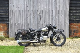 1935 Brough Superior 1,096cc 11-50 with Brough petrol-tube sidecar chassis and Watsonian Avon sp...