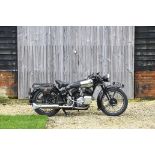 1935 Brough Superior 1,096cc 11-50 with Brough petrol-tube sidecar chassis and Watsonian Avon sp...