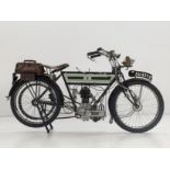 1910 Triumph 3&#189;hp Frame no. 152324 Engine no. 8564 4 2