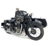 1937 Sunbeam Model 9A and Swallow De Luxe Launch Sidecar Frame no. 351.0.2838 Engine no. 9C.519....