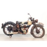 Property of a deceased's estate, c.1939 Norton 490cc Model 16H Project Frame no. 10299 N Engi...