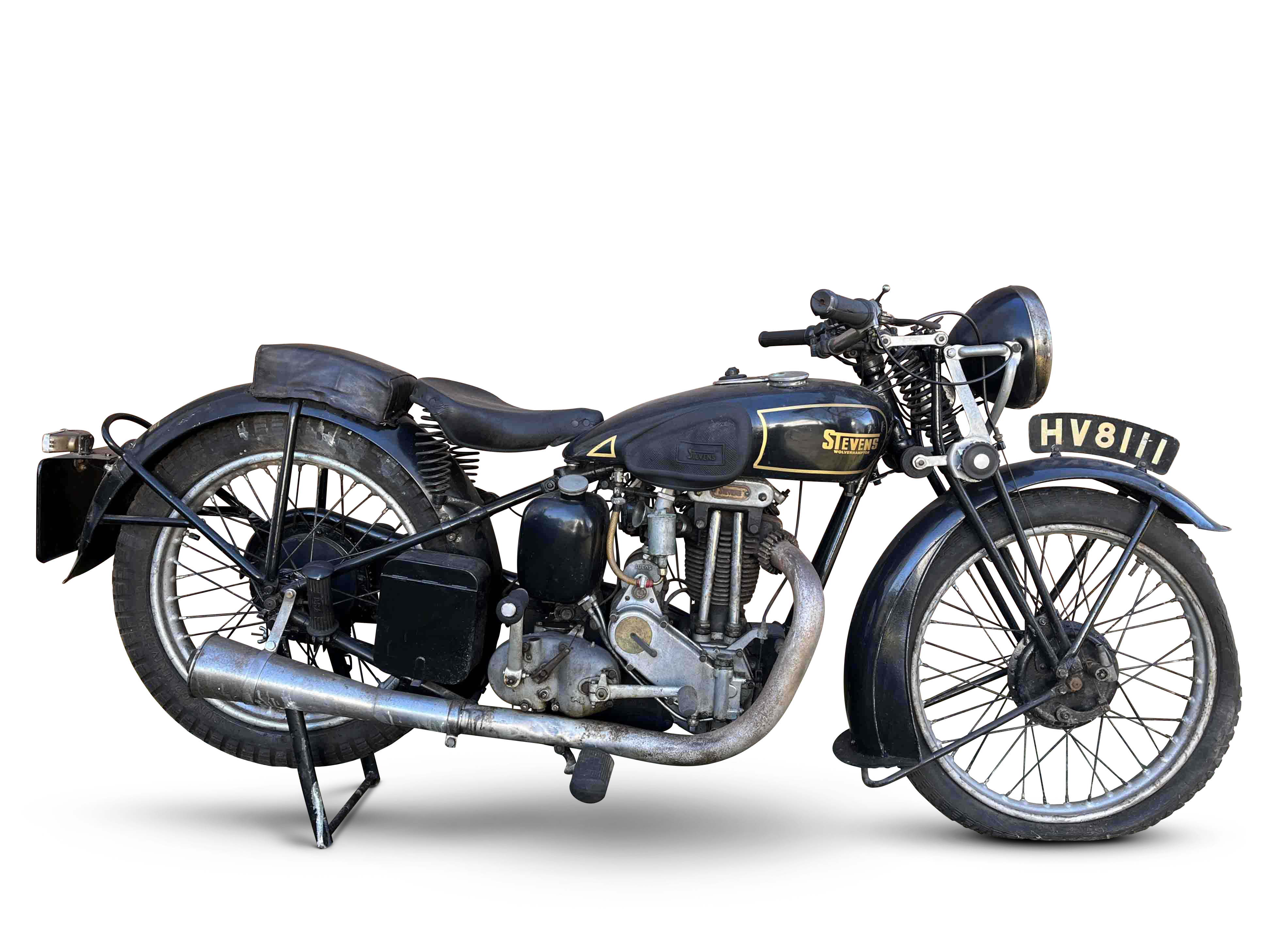 The Clive Wood MBE Collection, 1937 Stevens 347cc LL47 Frame no. A59337 Engine no. A59337