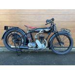 Property of a deceased's estate, 1925 Humber 348cc De Luxe Frame no. 7353 (see text) Engine no. ...