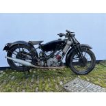 1929 Scott 596cc Flying Squirrel Project Frame no. 3573M Engine no. PY2383A