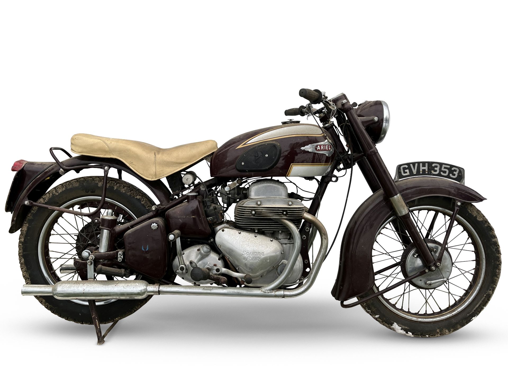 The Clive Wood MBE Collection, 1953 Ariel 998cc Square Four MKII Frame no. ES614 Engine no. XJ602