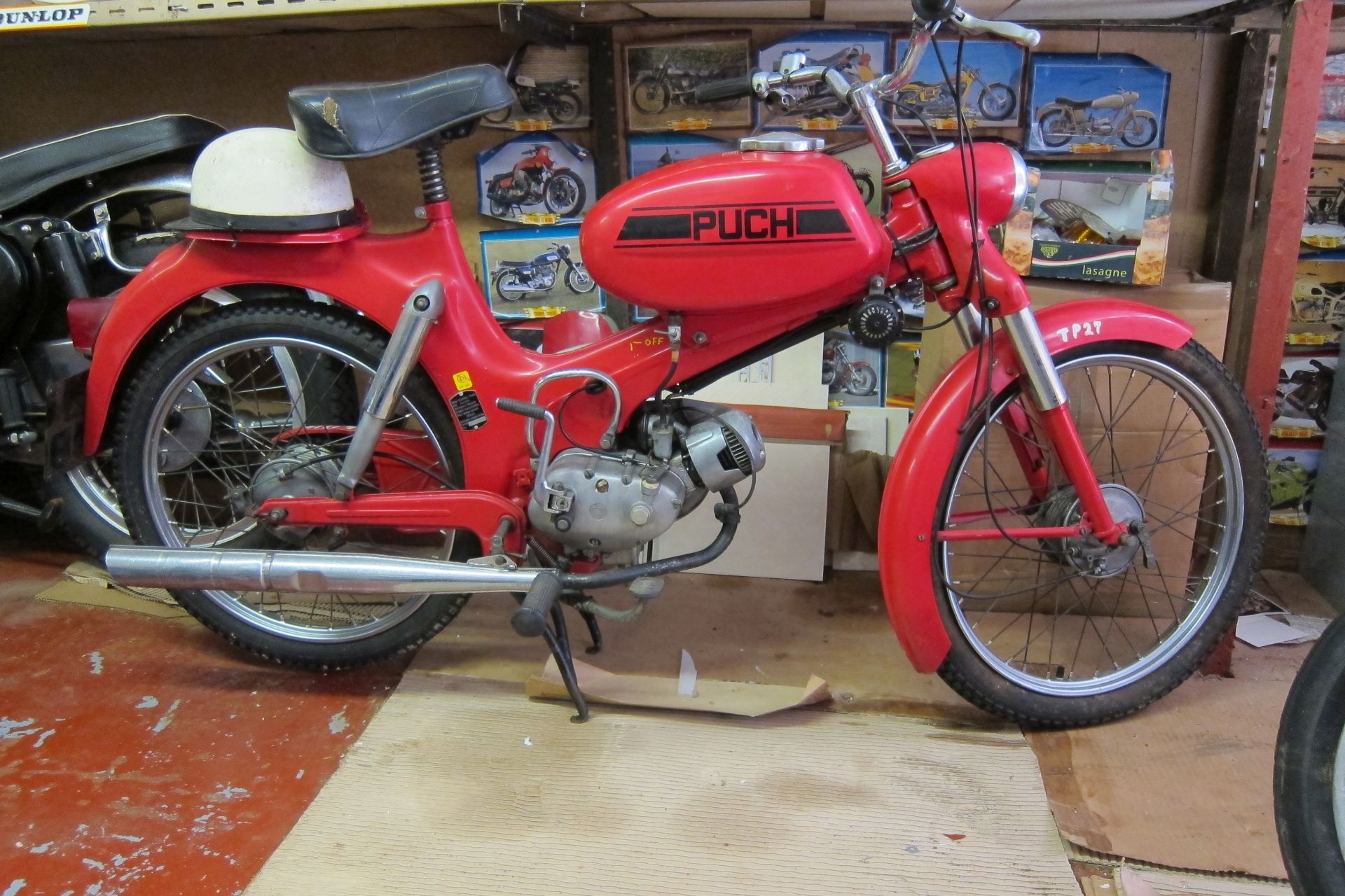 Property of a deceased's estate, 1980 Puch MV50 Sports Moped Ex-Post Office Frame no. 7479553 En...
