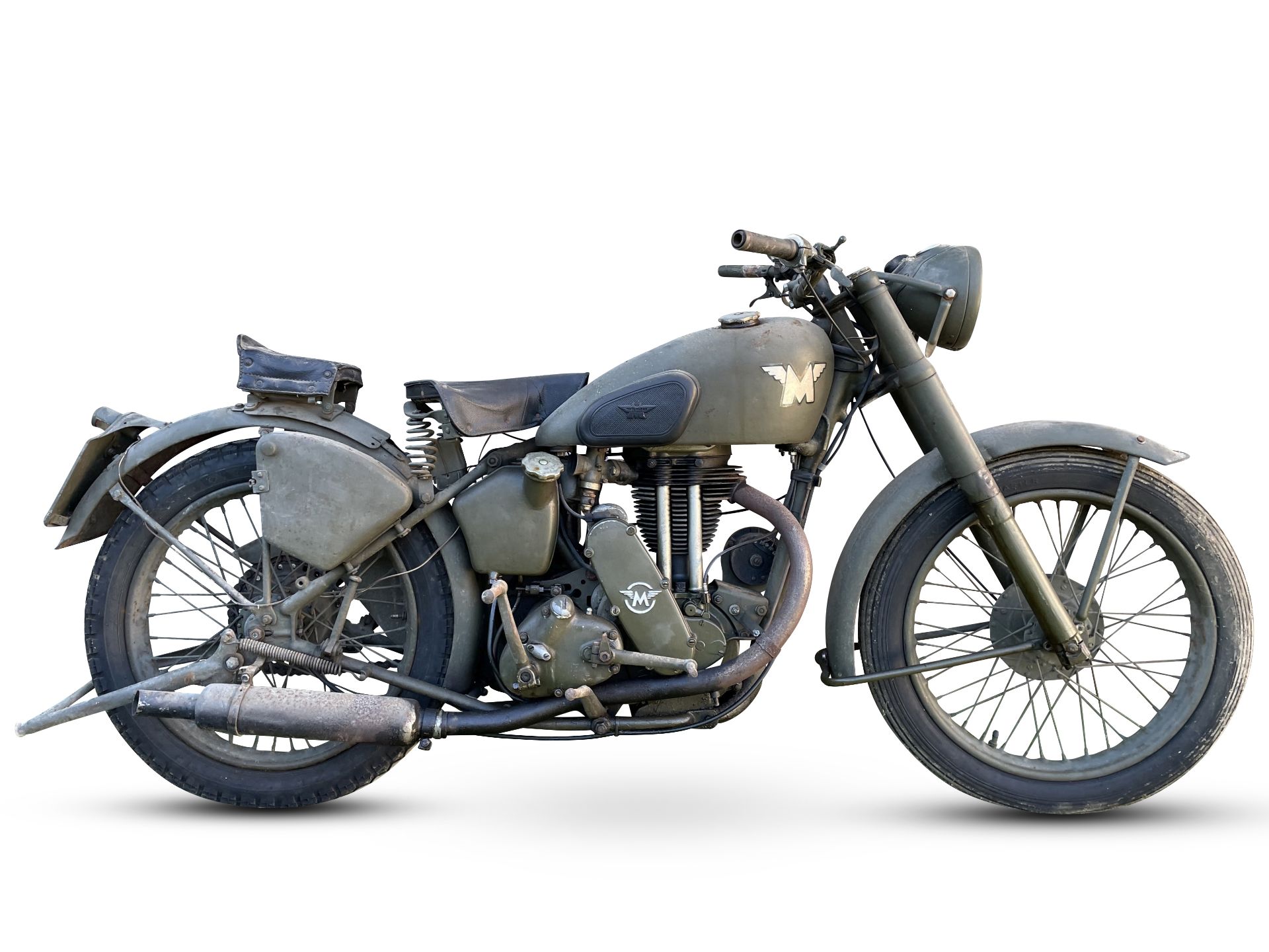 The Clive Wood MBE Collection, 1941 Matchless 347cc G3L Military Motorcycle Frame no. 24222 Engi...