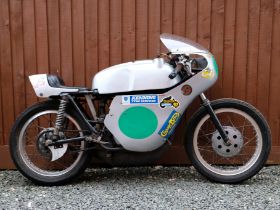 From the estate of the late David Fletcher, c.1967 OSSA 230cc Sport Racing Motorcycle Frame no. ...