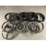 A quantity of wheels ((Qty))