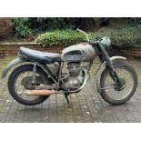 1967 BSA 343cc B40 Military Motorcycle Frame no. B40GB 386 Engine no. B40GB 3152