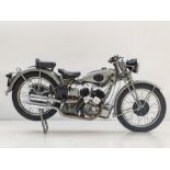 1932 James 499cc Model D2 Grey Ghost Frame no. R3366 (see text) Engine no. D2/428